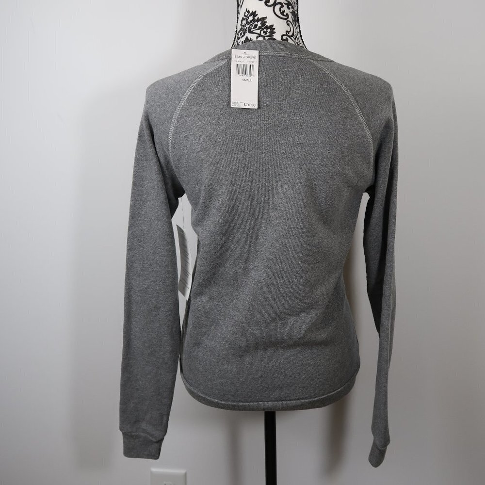 Bow & Drape You Had Me At Merlot Sequin Sweatshirt - Picture 3 of 8